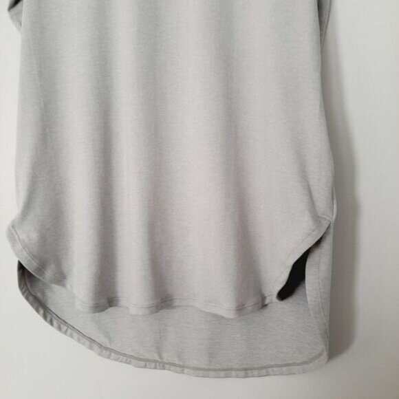 HEAD Athletic Scoop Neck Top Gray Hi-Low Hem Sz M - Picture 5 of 9